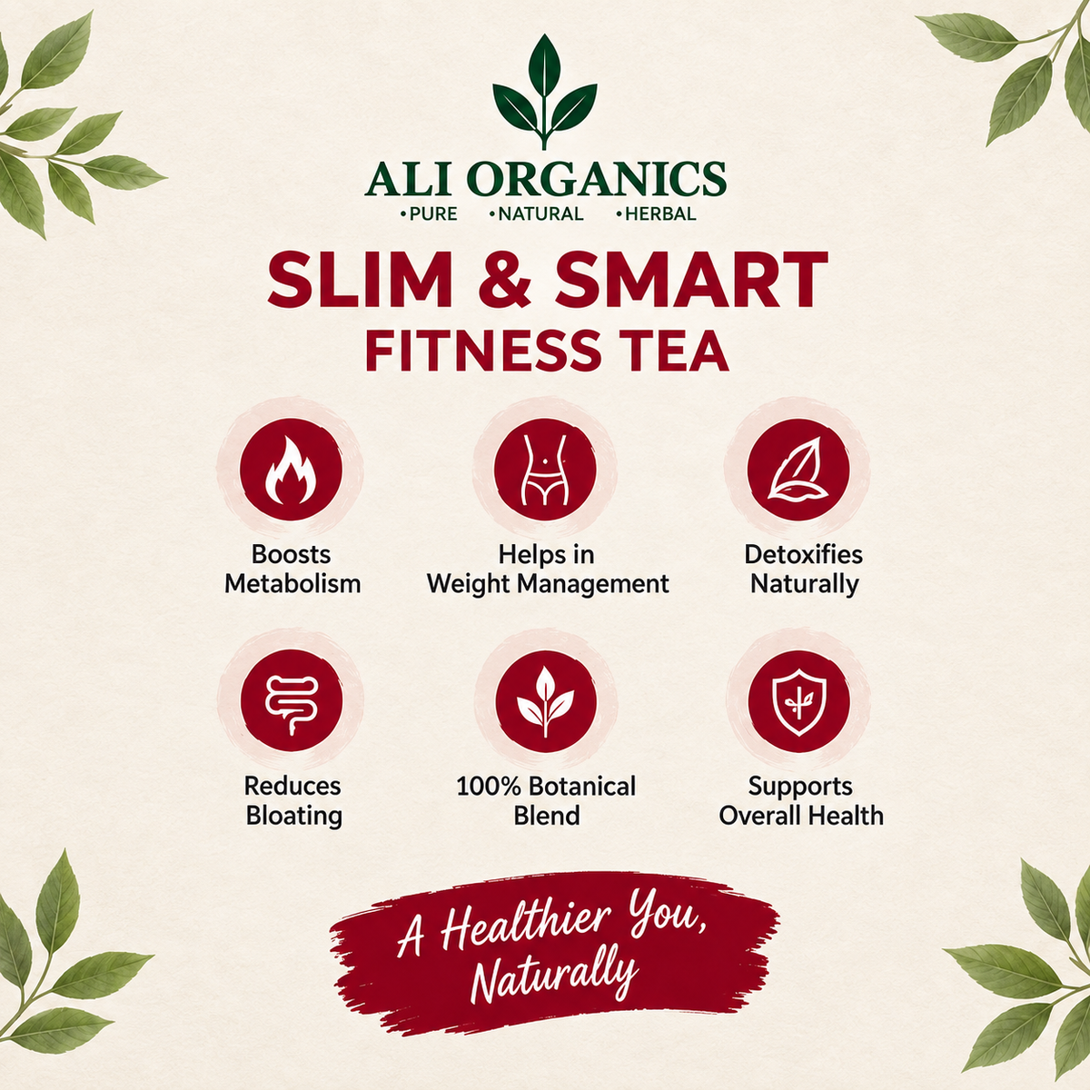 Ali Organics Slim & Smart Fitness Tea