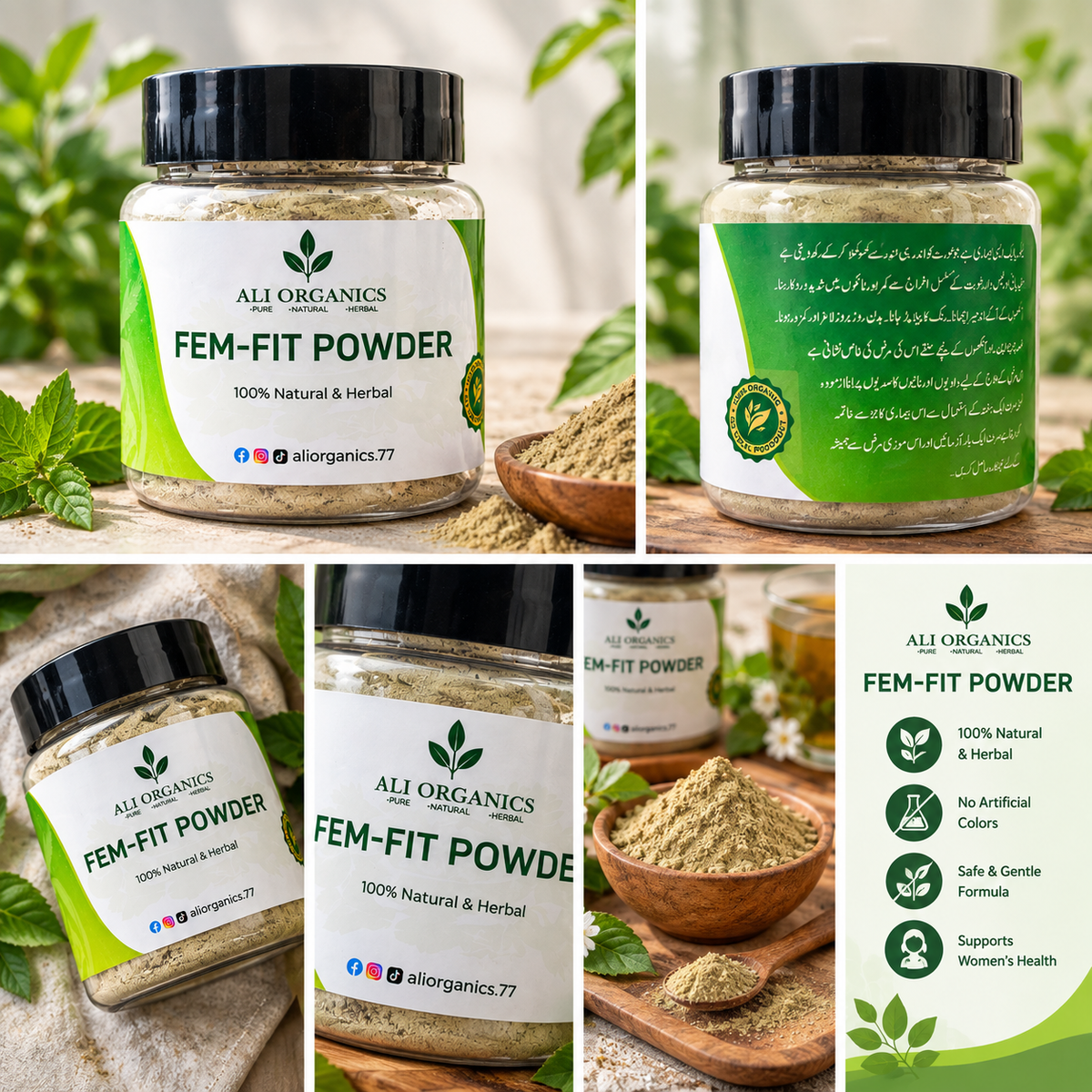 Ali Organics Fem-Fit Powder